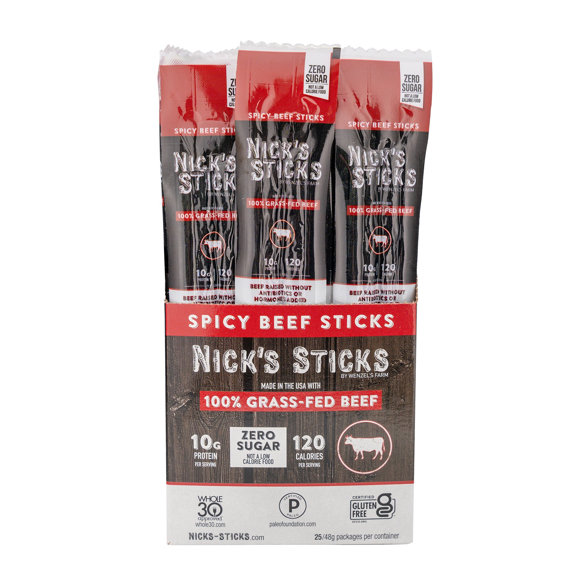 Spicy Beef Wholesale Caddy – Nick’s Sticks