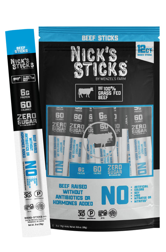 Beef Sticks .9 oz - 12 Count Bag